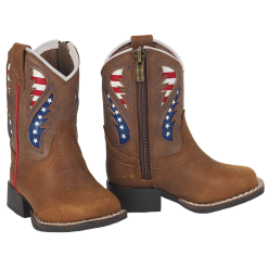 Ariat Toddler Lil' Stomper George Western Brown Boot A441002702