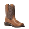 Ariat® Ladies Fatbaby Heritage Crocodile Print & Fudge Boots 10034020