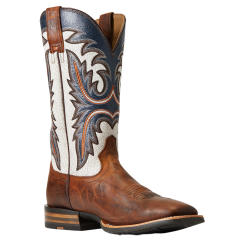 Ariat® Men's Brushrider Penny Brown Square Toe Boots 10040428