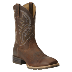 Ariat® Men's Hybrid Rancher Brown Oiled Rowdy Square Toe Boot 10014070