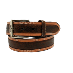 Ariat Men's Diesel Brown Rowdy Leather Belt A10004305