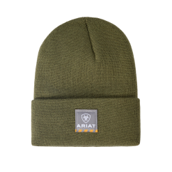 Ariat® Ladies Rebar Watch Moss Green Beanie Cap 10041430