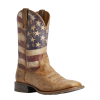Ariat® Men's Distressed Brown And Flag Circuit Proud Boots 10031513