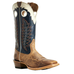 Ariat® Men's Dusted Wheat & Navy Real Deal Boots 10029694