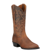 Ariat Men’s Heritage Western R Toe Distressed Brown Boots 10002204