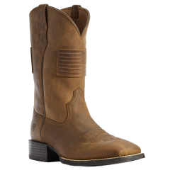 Ariat® Men's Distressed Tan Patriot II Boots 10031444