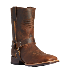 Ariat Men's Harness Patriot Ultra Bar Top Brown Western Boots 10035768