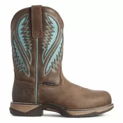 Ariat Ladies Anthem VentTEK Java Brown Composite Toe Work Boots 10031667 -Wildwest Store S20 WMS WEST Couto 10031667 side1