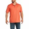 Ariat Men's Tek Polo Spice Isle Short Sleeve Shirt 10034947 -Wildwest Store S21 MNS WEST 10034947 front