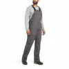 Ariat® Mens Rebar DuraCanvas Unlined Grey Bibs 10034653