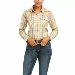 Ariat Ladies Real Summer Days Gold Snap Shirt 10036362