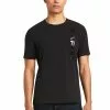 Ariat® Men's Vertical Logo Black Short Sleeve T-Shirt 10039192 -Wildwest Store S22 MNS ENGL 10039192 front