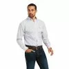 Ariat® Men's Ivan Fitted Long Sleeve White Button Up Shirt 10039252