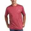 Ariat Men's Charger Basic Rubaiyat Red Short Sleeve T-Shirt 10039397 7 Ariat Men's Charger Basic Rubaiyat Red Short Sleeve T-Shirt 10039397 -Wildwest Store S22 MNS WEST 10039397 front
