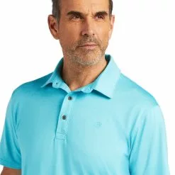 Ariat® Men's Charger 2.0 Bachelor Blue Fitted Polo Shirt 10039547 -Wildwest Store S22 MNS WEST 10039547 detail01
