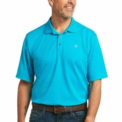 Ariat® Men's Ambition Hawaiian Sunset Short Sleeve Polo Shirt 10039800