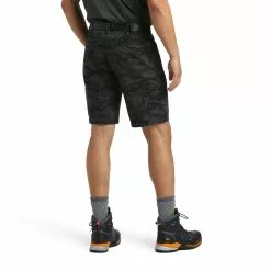 Ariat® Men's Rebar Black Camo DuraStretch Tough Shorts 10039342 1 Ariat® Men's Rebar Black Camo DuraStretch Tough Shorts 10039342 -Wildwest Store S22 MNS WORK 10039342 back