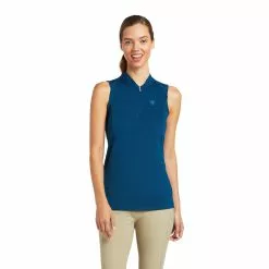 Ariat® Ladies Hailey 1/4 Zip Blue Opal Baselayer Shirt 10039189