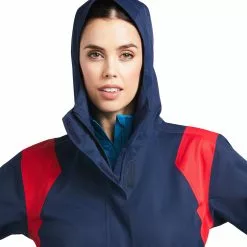 Ariat® Ladies Spectator Navy And Red Waterproof Jacket 10039216 2 Ariat® Ladies Spectator Navy And Red Waterproof Jacket 10039216 -Wildwest Store S22 WMS ENGL 10039216 detail02