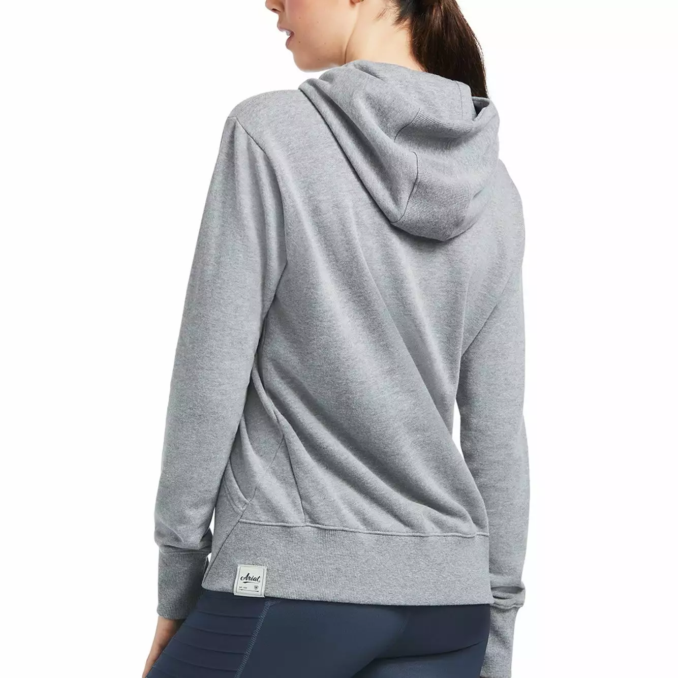 Ariat® Ladies 3D Logo 2.0 Heather Grey Pullover Sweatshirt 10039223 Ariat® Ladies 3D Logo 2.0 Heather Grey Pullover Sweatshirt 10039223 -Wildwest Store S22 WMS ENGL 10039223 back