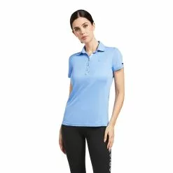Ariat Ladies Talent Reykjavik Blue Polo Shirt 10039320