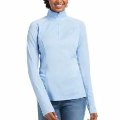 Ariat® Ladies Sunstopper 2.0 Open Air 1/4 Zip Baselayer Shirt 10039360