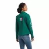 Ariat® Ladies Classic Team Verde Softshell Mexico Jacket 10039460 -Wildwest Store S22 WMS ENGL 10039460 back