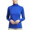 Ariat Ladies Auburn Baselayer Mazarine Blue Long Sleeve Shirt 10039496 -Wildwest Store S22 WMS ENGL 10039496 front
