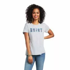 Ariat® Ladies R.E.A.L™ Kinship Heather Grey Short Sleeve Tee 10039530