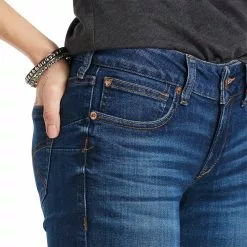 Ariat® Ladies REAL Mid Rise Candace Straight Leg Jean 10039608 -Wildwest Store S22 WMS WEST 10039608 detail01
