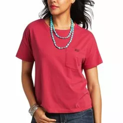 Ariat® Ladies Rodeo Show Red Bud Short Sleeve T-Shirt 10039830