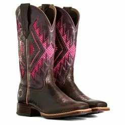 Ariat Ladies Sienna VentTEK 360 Dark Brown Western Boots 10040378 -Wildwest Store S22 WMS WEST 10040378 pair