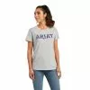 Ariat Women's REAL™ Tribal Lore Relaxed Grey T-Shirt 10040535