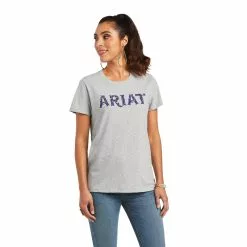Ariat Women's REAL™ Tribal Lore Relaxed Grey T-Shirt 10040535