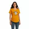 Ariat® Ladies Not In The Mood Heather Orange Graphic T-shirt 10040964