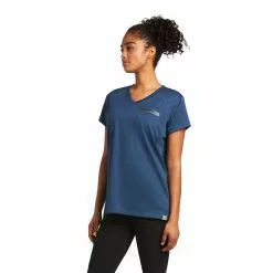 Ariat® Ladies Rebar Blue Polartec Elite All Seasons T-Shirt 10039611