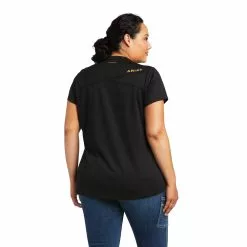 Ariat® Ladies Rebar Polartec Elite All Season Work T-Shirt 10039612 -Wildwest Store S22 WMS WORK 10039612 back plus