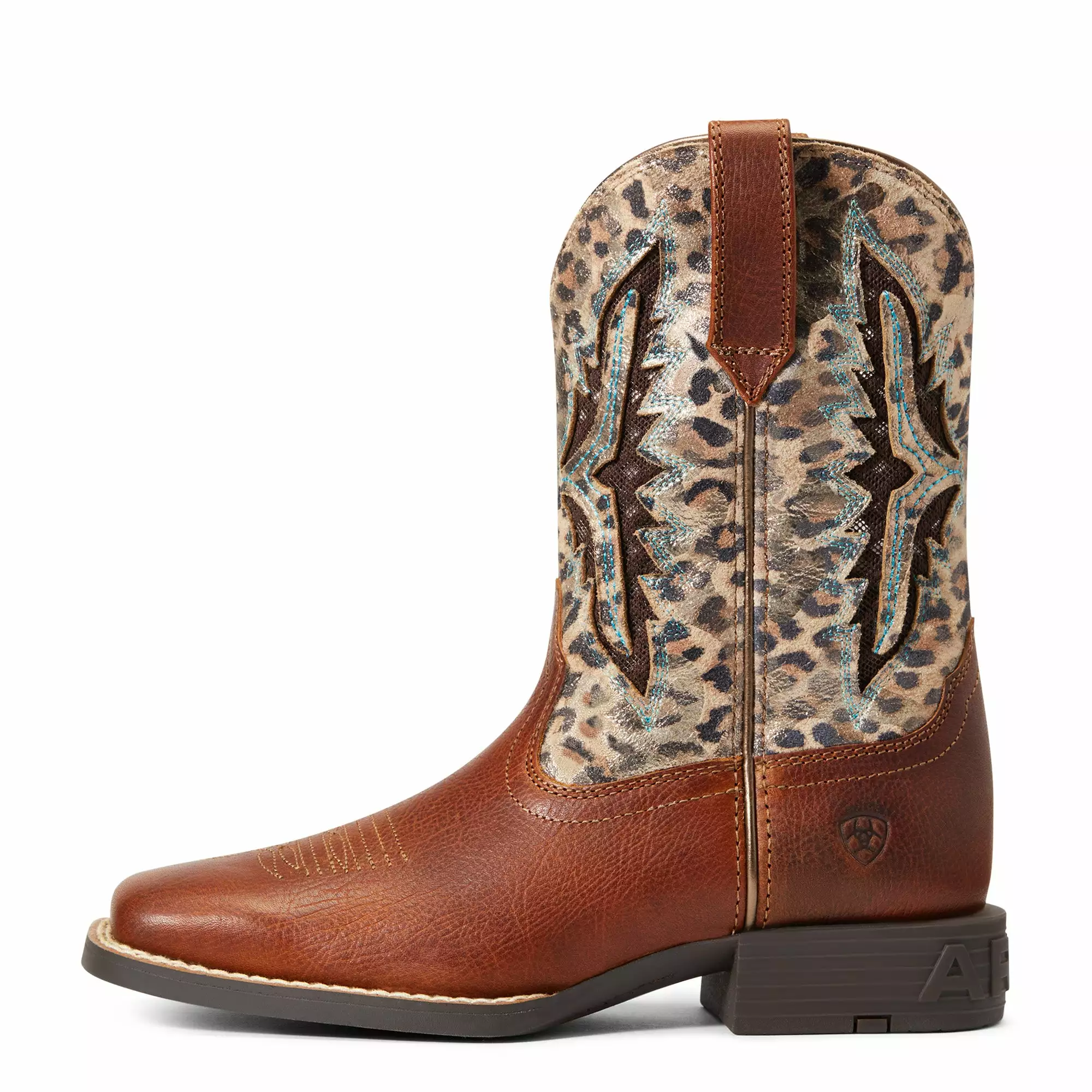 Ariat® Children's Koel VenTEK™ Spiced Cedar Square Toe Boots 10040258 Ariat® Children's Koel VenTEK™ Spiced Cedar Square Toe Boots 10040258 -Wildwest Store S22 YTH WEST 10040258 side