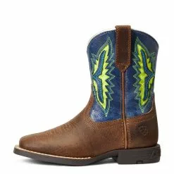 Ariat® Children's Koel VentTEK™ Rowdy Rust Square Toe Boots 10040261 -Wildwest Store S22 YTH WEST 10040261 side 1