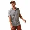Ariat® Men's Charger 2.0 Fitted Cloud Cover Polo Shirt 10043342 -Wildwest Store S23 MNS WEST 10043342 front
