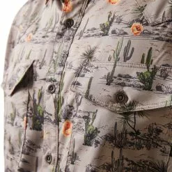 Ariat Men's VentTEK Western Dove Desert Scape Button Down Shirt 10043431 -Wildwest Store S23 MNS WEST 10043431 detail01