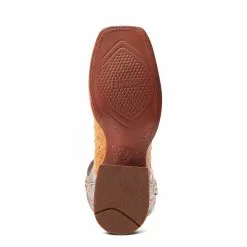 Ariat Men's Broncy Antique Saddle Full QuillSquare Toe Boots 10044419 2 Ariat Men's Broncy Antique Saddle Full QuillSquare Toe Boots 10044419 -Wildwest Store S23 MNS WEST 10044419 sole