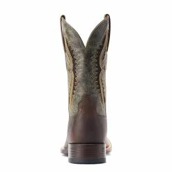 Ariat® Men's Rowder VentTEK™ 360° Rowdy Rust & Forest Green Western Boots 10044478 -Wildwest Store S23 MNS WEST 10044478 heel