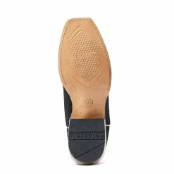 Ariat® Men's Futurity Showman Black Roughout & Roaring Turquoise Western Boots 10044498 -Wildwest Store S23 MNS WEST 10044498 sole