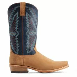 Ariat® Men'sFuturity Showman Dijon Roughout & NavyWestern Boots 10044499 -Wildwest Store S23 MNS WEST 10044499 side11