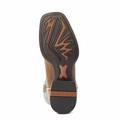 Ariat Men's Ricochet Lightweight Tan & Teal Western Boot 10044568 2 Ariat Men's Ricochet Lightweight Tan & Teal Western Boot 10044568 -Wildwest Store S23 MNS WEST 10044568 sole