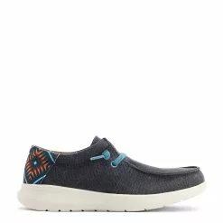 Ariat® Men's Hilo 2.0 Stretch Charcoal Blue & Aztec Blue Casual Shoes 10044586 -Wildwest Store S23 MNS WEST 10044586 side11