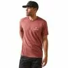 Ariat® Men's Land Of The Free Red Clay Heather T-Shirt 10044744