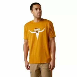Ariat® Men's Rodeo Skull Graphic Buckhorn Heather T-Shirt 10045280