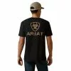 Ariat® Men's Black Shield Stitch Graphic T-Shirt 10045289